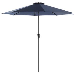 SONGMICS 290 cm Kerti Napernyő UPF 50+ Kétirányú Döntéssel Kék