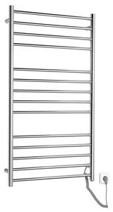 Sapho Sapho, REDONDO elektromos törölközőszárító, kerek, 630x1160 mm, 130 W, polírozott rozsdamentes acél, ER230V