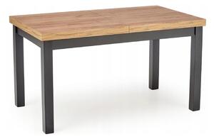 Asztal Houston 559, 76x80cm, Fekete, Craft tölgy, Bükkfa