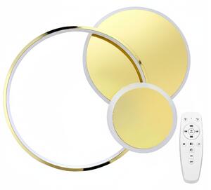 Toolight Toollight, LED mennyezeti lámpa + távirányító, APP1710-C, fényes arany, OSW-04039