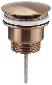 Sapho Sapho, mosogató kimenet 5/4", nem zárható, vastagság: 10-55 mm, nagy dugó, réz matt, 542.742.5PG