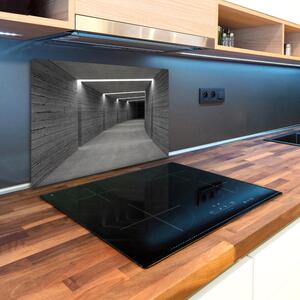 Üveg vágódeszka fényképpel A beton alagút építészet