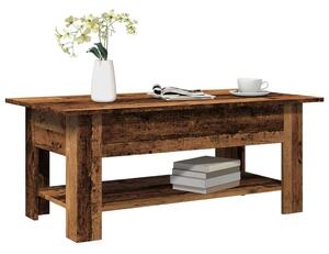 VidaXL antik fa színű szerelt fa dohányzóasztal 102 x 55 x 42 cm