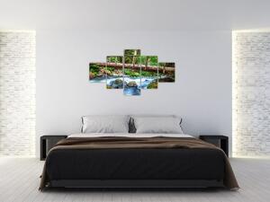 Festmény egy lakáshoz - hegyi patak (125x70cm)