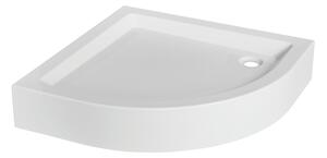 Invena Invena, BRODZIK PÓŁOKRĄGŁY 80X80 16 CM POLSKI SZIFON NÉLKÜL, INV-AK-80-083-P
