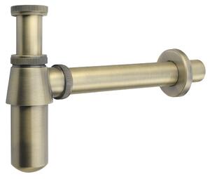 Aqualine Aqualine, RETRO Mosogató szifon 5/4", hulladék 32mm, sötét bronz, 9686