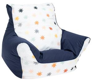 New Baby gyerek fotel golyókkal töltve, kék