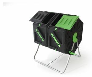 Plastia DUO rotációs komposztáló, 2 x 70 l