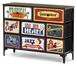 Vintage komód, 103 x 30 x 78 cm, Vintage komód,103 x 30 x 78 cm