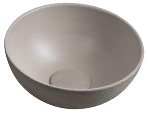 Sapho Sapho, MINOR beton munkalap mosogató, átmérő 26 cm, homok, MR26014