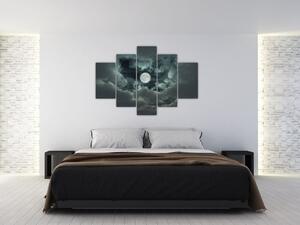 Festészet - hold és felhők (150x105cm)