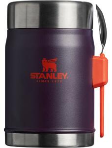 Stanley étkezési termosz 400 ml kanállal/villávalPlum