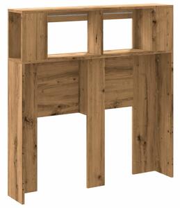 VidaXL kézműves tölgyszínű szerelt fa LED-es fejtámla 100x18,5x103,5cm