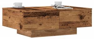 VidaXL antik fa színű szerelt fa dohányzóasztal 90 x 60 x 31 cm