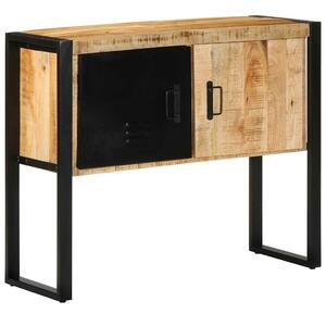 VidaXL Konzolszekrény 90x35x75 cm Tömör durva fa mangó