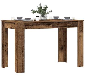 VidaXL Étkezőasztal régi fa 120x60x76 cm műszaki fa