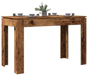 VidaXL Étkezőasztal régi fa 120x60x76 cm műszaki fa