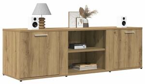 VidaXL TV szekrény Artisan tölgy 120x34x37 cm Műanyag fa