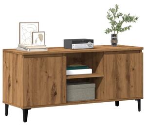 VidaXL kézműves tölgy színű szerelt fa TV-szekrény 102x35x50 cm