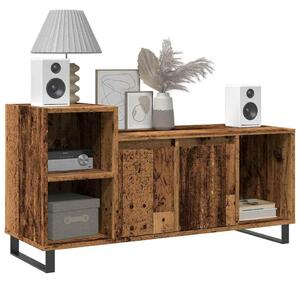 VidaXL antik fa színű szerelt fa TV-szekrény 100x35x55 cm