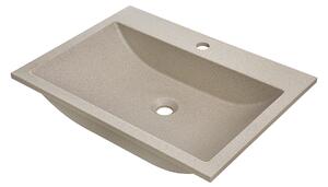 Laveo Albano, gránit mosogató 600x440x122 mm, bézs, LAV-VGA1410T