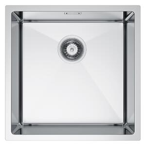 Erga HD, 1 kamrás acél mosogató 440x440x210 mm, acél, ERG-MLS-HD4444