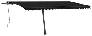 VidaXL antracitszürke automata póznás napellenző 500x300 cm