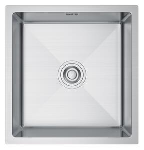 Erga HD, 1 kamrás acél mosogató 470x450x210 mm, acél, ERG-MLS-HD4745