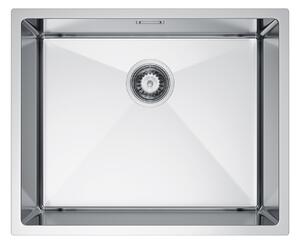 Erga HD, 1 kamrás acél mosogató 540x440x210 mm, acél, ERG-MLS-HD5444