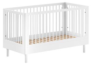 Fehér bükkfa babaágy 70x140 cm Forrest – Vipack