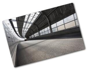 Üveg vágódeszka fényképpel A közúti alagút építészet