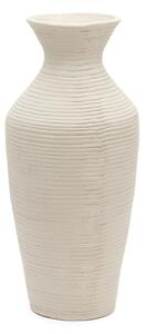 Krémszínű kézzel készített magas váza (magasság 72 cm) Pria – Kave Home