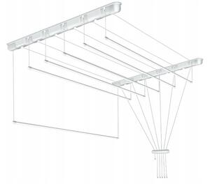 Erga Erga, mennyezeti akasztó ruhaszárításhoz 5x140 cm, fehér, ERG-SEP-10SUSSUF5PP14