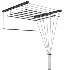 Erga Erga, mennyezeti akasztó ruhaszárításhoz 7x80 cm, fekete, ERG-SEP-10SUSSU7PCZ80