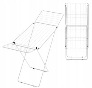 Erga Model 101, ruhaszárító 177x54x91 cm, fehér, ERG-SEP-10SUSSTMOD101