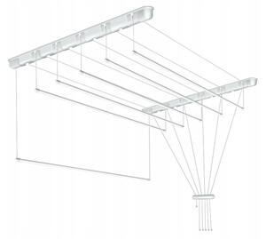 Erga Erga, mennyezeti akasztó ruhaszárításhoz 6x170 cm, fehér, ERG-SEP-10SUSSUF6PP17