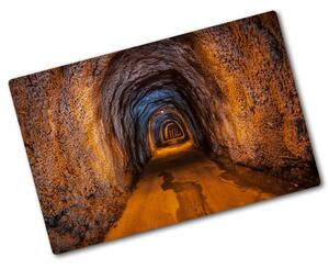 Üveg vágódeszka fényképpel Minőségi földalatti alagútban