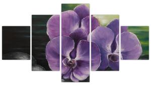 Modern kép - virágok (125x70cm)