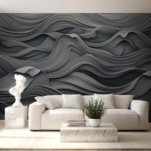Fotótapéta Sötét szürke hullámok, Fotótapéta modern, w02311v1 : Uwalls.hu