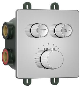 Sapho Sapho, SMARTSELECT rejtett zuhanycsaptelep, doboz, 2 konnektor, króm, RP042