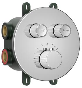 Sapho Sapho, SMARTSELECT rejtett zuhany csaptelep, doboz, 2 konnektor, króm, RP032