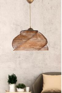 Bézs függőlámpa ø 36 cm Pentagone – Opviq lights