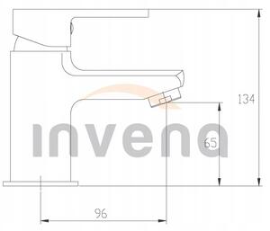 Invena Verso, mosogató csaptelep h-134, króm, INV-BU-82-001-C
