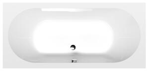 Aqualine Aqualine, JIZERA négyszögletes kád 170x80x39cm, fehér, G1780