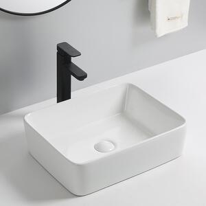 Erga Belle, asztali mosogató 480x370x130 mm, fehér fényes, ERG-V03-YT-038-WH