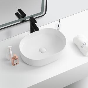 Erga Lakelyn, asztali mosogató 600x370x135 mm, fehér fényes, ERG-V03-9720B-WH