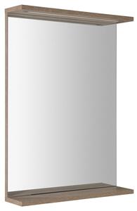 Aqualine Aqualine, KORIN STRIP tükör LED világítással 50x70x12cm, platina tölgy, KO995S
