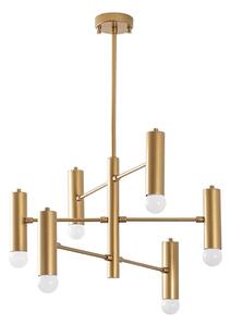 Aranyszínű függőlámpa fém búrával Gharib – Opviq lights