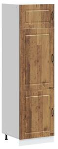 VidaXL Kalmar antik fa színű szerelt fa konyhaszekrény