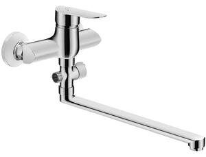 Laveo Appia, falra szerelhető kád/zuhany csaptelep h-185, króm, LAV-BLP_01FD